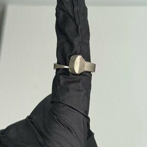 Vintage Silver Ring “Gene Autry” inscribed collectors item - just under size 7